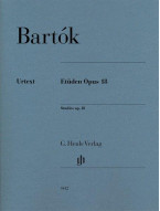 Béla Bartók: Studies Op. 18 (noty na klavír)