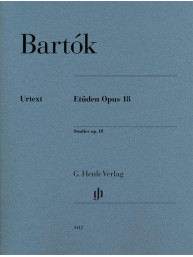 Béla Bartók: Studies Op. 18 (noty na klavír)