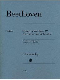 Beethoven: Violoncello Sonata A Major Op. 69 (noty na violoncello, klavír)