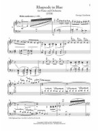 George Gershwin: Rhapsody in Blue (noty na čtyřruční klavír)