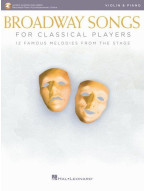 Broadway Songs for Classical Players (noty na housle, klavír) (+audio)