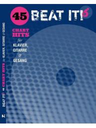 Beat It! 6: 45 Chart Hits (noty na klavír, zpěv, akordy)