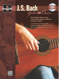 J. S. Bach: Basix Guitar Tab Classics (noty, tabulatury na kytaru) (+audio)