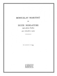 Bohuslav Martinů: Suite miniature H192, No.7 (noty na violoncello, klavír)