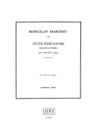 Bohuslav Martinů: Suite miniature H192, No.6 (noty na violoncello, klavír)