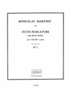 Bohuslav Martinů: Suite miniature H192, No.1 (noty na violoncello, klavír)