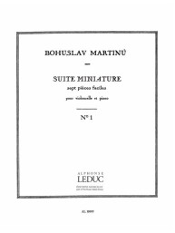 Bohuslav Martinů: Suite miniature H192, No.1 (noty na violoncello, klavír)