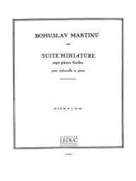 Bohuslav Martinů: Suite miniature H192 No.5 (noty na violoncello, klavír)