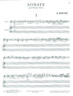 Bohuslav Martinů: Sonata No.1, H182 (noty na housle, klavír)