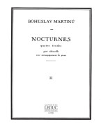 Bohuslav Martinů: 4 Nocturnes H189, No.2 (noty na violoncello, klavír)