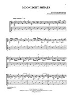 Beethoven: Moonlight Sonata / Měsíční sonáta (noty, tabulatury na kytaru)