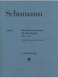 Robert Schumann: Three Piano Sonatas For The Young Op.118 - Urtext (noty na klavír)