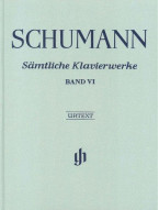 Robert Schumann: Complete Piano Works Volume 6 (Clothbound) (noty na klavír)