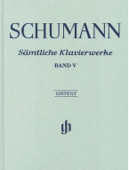 Robert Schumann: Complete Piano Works Volume 5 (Clothbound) (noty na klavír)