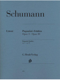 Robert Schumann: Paganini-Studies Op. 3 And Op. 10 (noty na klavír)