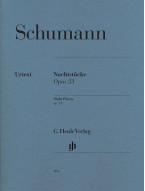 Robert Schumann: Night Pieces op. 23 (noty na klavír)