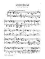 Robert Schumann: Night Pieces op. 23 (noty na klavír)