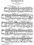 Robert Schumann: Flower Piece In D Flat Major Op. 19 (noty na klavír)