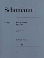 Robert Schumann: Bunte Blätter Op. 99 (noty na klavír)