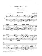Robert Schumann: Albumblatter Op.124 (noty na klavír)