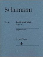 Robert Schumann: 3 Fantasy Pieces op. 111 (noty na klavír)