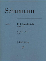 Robert Schumann: 3 Fantasy Pieces op. 111 (noty na klavír)