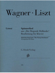 Richard Wagner, Franz Liszt: Spinning Song From 'The Flying Dutchman' (noty na klavír)