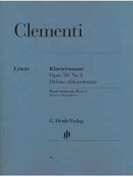 Muzio Clementi: Sonata Op 50 N 3 Didone Abbandonata (noty na klavír)