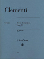 Muzio Clementi: Six Sonatinen Op. 36 (noty na klavír)