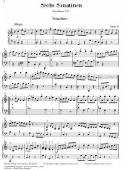 Muzio Clementi: Six Sonatinen Op. 36 (noty na klavír)