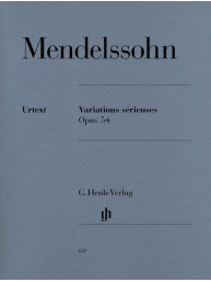 Mendelssohn: Variations Sérieuses Op. 54 (noty na klavír)