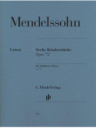 Mendelssohn: Six Children's Pieces Op. 72 (noty na klavír)