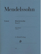 Mendelssohn: Piano Works Volume 1 (noty na klavír)