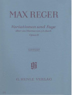 Max Reger: Variations and Fugue on a Theme by J. S. Bach Op. 81 (noty na klavír)