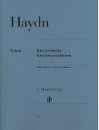 Joseph Haydn: Piano Pieces - Piano Variations (noty na klavír)