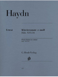Joseph Haydn: Klaviersonate In E Minor (noty na klavír)