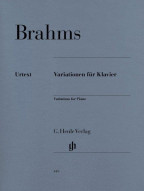 Johannes Brahms: Variations for Piano (noty na klavír)
