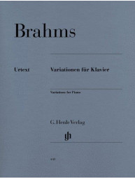 Johannes Brahms: Variations for Piano (noty na klavír)