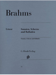 Johannes Brahms: Sonatas, Scherzo and Ballades (softcover) (noty na klavír)