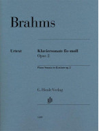 Johannes Brahms: Piano Sonata in F-Sharp Minor, Op. 2 (noty na klavír)