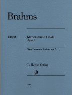 Johannes Brahms: Piano Sonata In F Minor Op 5 Piano (noty na klavír)