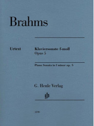 Johannes Brahms: Piano Sonata In F Minor Op 5 Piano (noty na klavír)