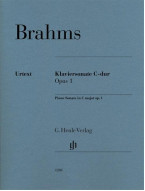 Johannes Brahms: Piano Sonata In C Op. 1 (noty na klavír)