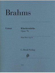 Johannes Brahms: Piano Pieces Op.76 (noty na klavír)