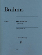 Johannes Brahms: Piano Pieces Op. 119 (noty na klavír)