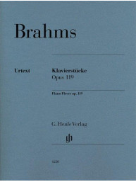 Johannes Brahms: Piano Pieces Op. 119 (noty na klavír)
