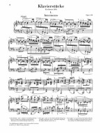 Johannes Brahms: Piano Pieces Op. 119 (noty na klavír)