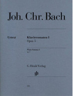 Johann Christian Bach: Piano Sonatas - Volume I, Op. 5 (noty na klavír)