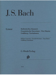 J.S. Bach: Italian Concerto French Overture (noty na klavír)