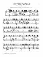 Isaac Albéniz: Suite Espagnole Opus 47 (noty na klavír)